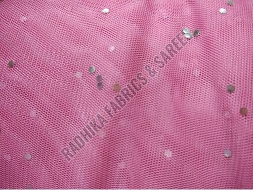 Plain Pink Mesh Fabric, Feature : Impeccable Finish, Skin Friendly