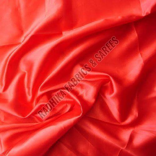 Plain Red Satin Fabric, Width : 35-36'