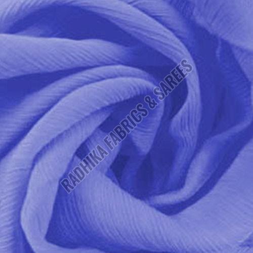 Plain Poly Georgette Fabric, Width : 36-40 Inch