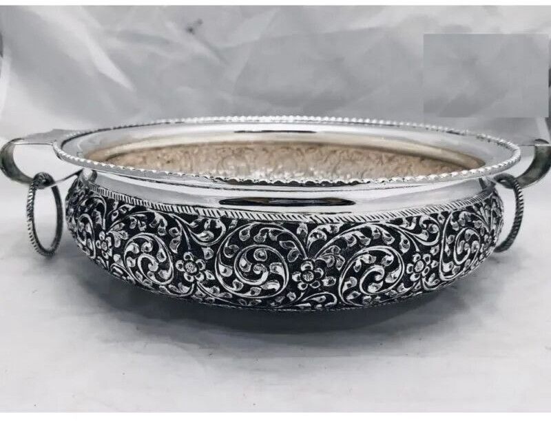 92.5 Pure Silver Urlii Bowl in Fine Nakashii