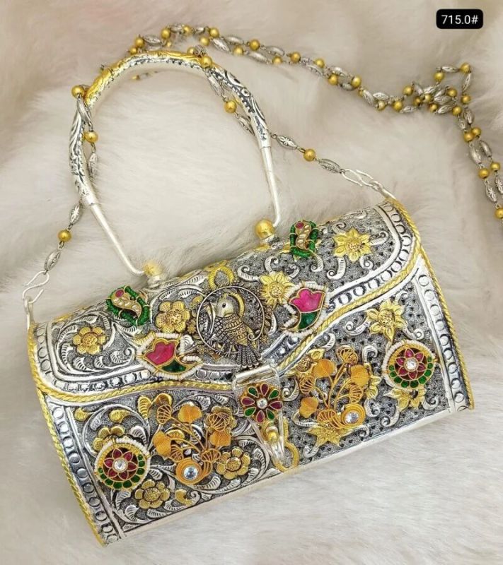 Nakhra Fusion Pure Silver Hand Purse