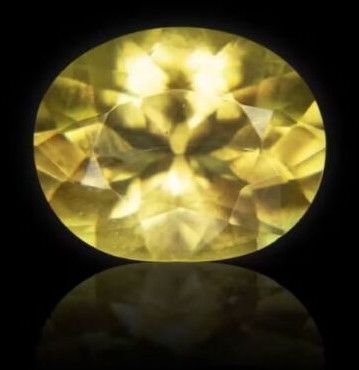 Yellow Beryl Heliodor Stone