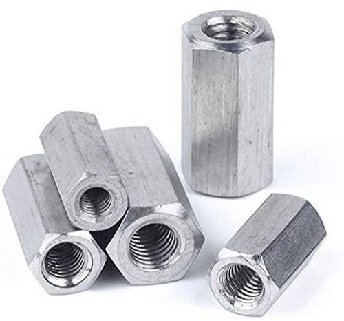 Iron Fine Coupling Nut, Color : Silver Standard