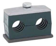 Twin Series PP Pipe Clamp, Color : Green