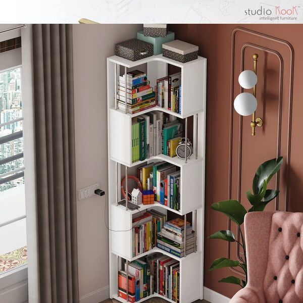 Vista Corner Bookshelf / Bookcase