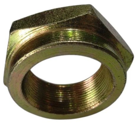 Golden Zinc Plated Carbon Steel Spindle Nut, Shape : Hexagonal