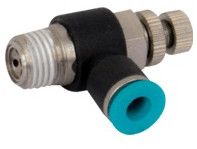 Brass Plated / PBT Male Flow Control (Asc)