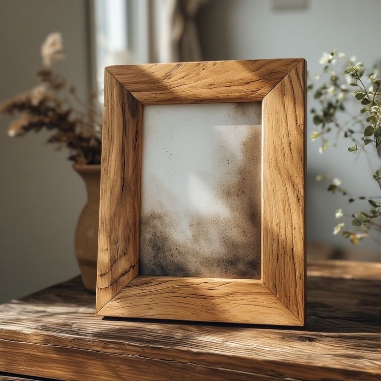 wooden picture frame