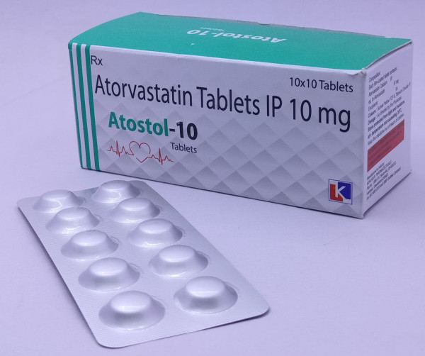Atostol 10mg Atorvastatin Tablets