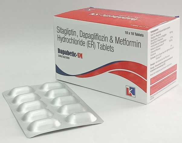 Dapabetic Sm Sitagliptin Dapagliflozin Hydrochloride Tablets