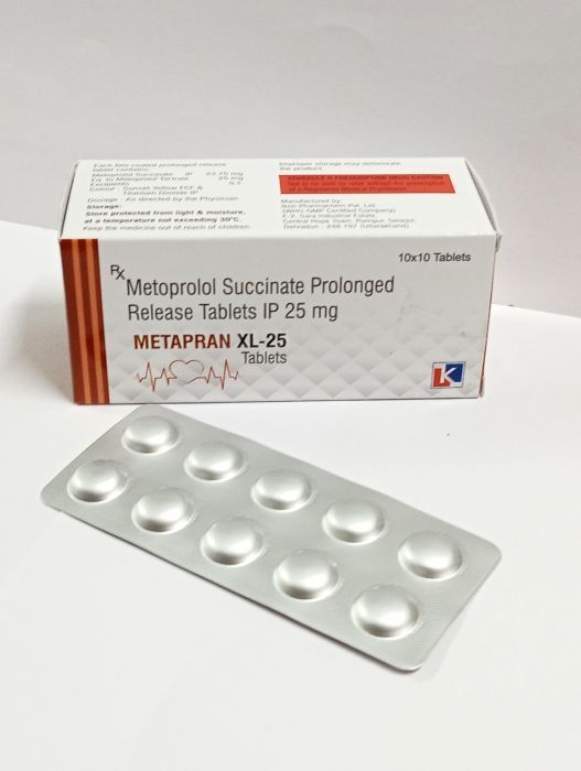 Metaprn XL 25mg Tablets