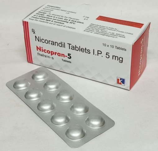 Nicopran 5mg Nicorandil Tablets
