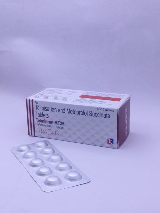 Telmipran Mt 25mg Telmisartan Metoprolol Succinate Tablets