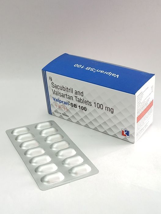 Valpran Sb 100mg Sacubitril Valsartan Tablets