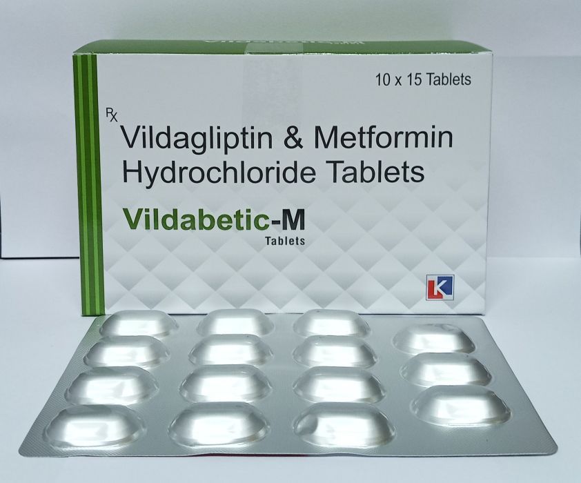Vildabetic M Vildagliptin Metformin Hydrochloride Tablets