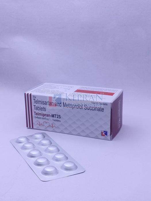 Telmipran Mt 25mg Telmisartan Metoprolol Succinate Tablets