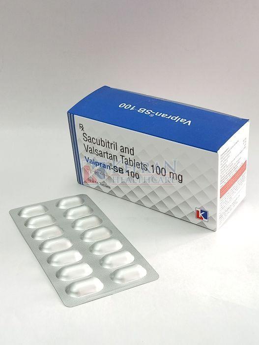 Valpran Sb 100mg Sacubitril Valsartan Tablets