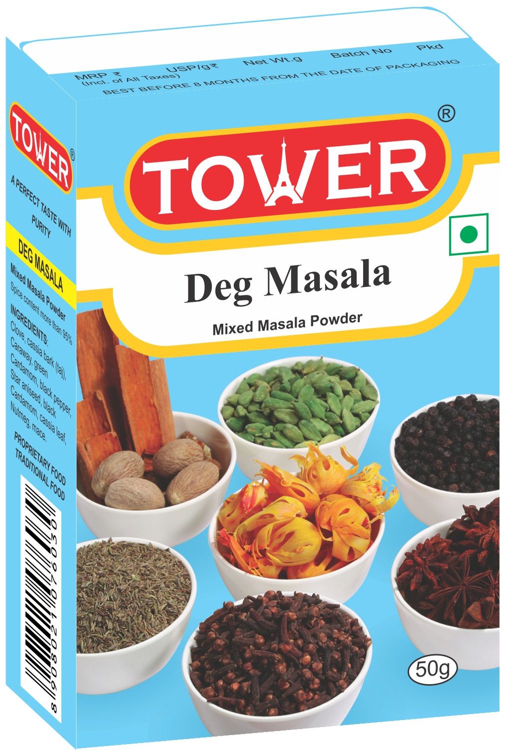 Tower 50 Gm DEG Masala