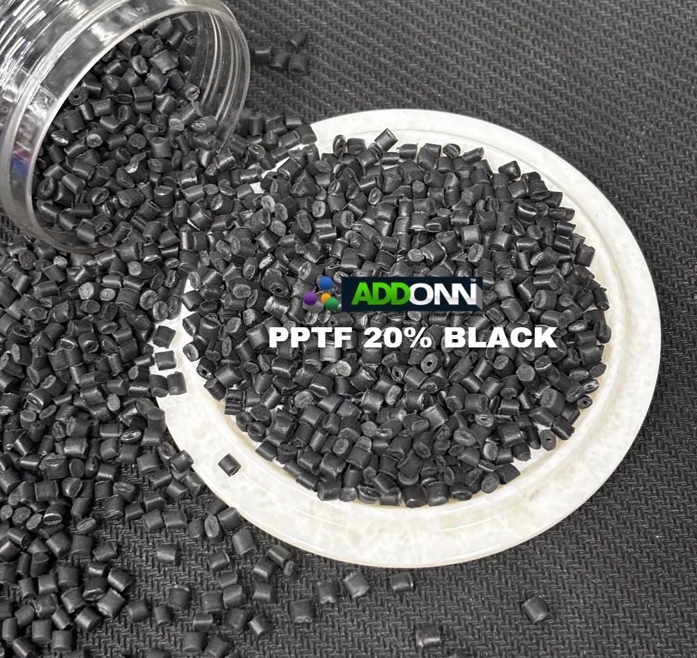 PP TALC FILLED Black 20% Plastic Granule