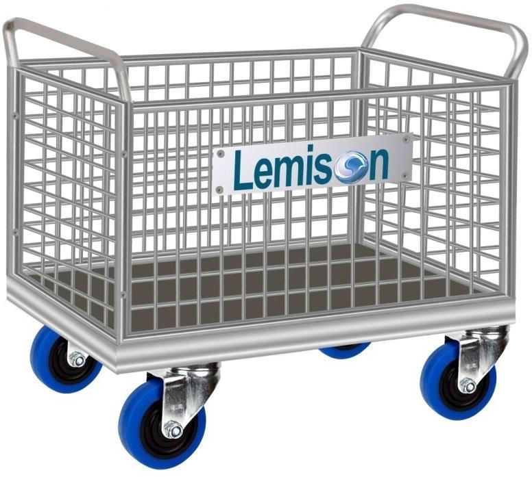 30kg Silver Stainless Steel Dry Linen Trolley