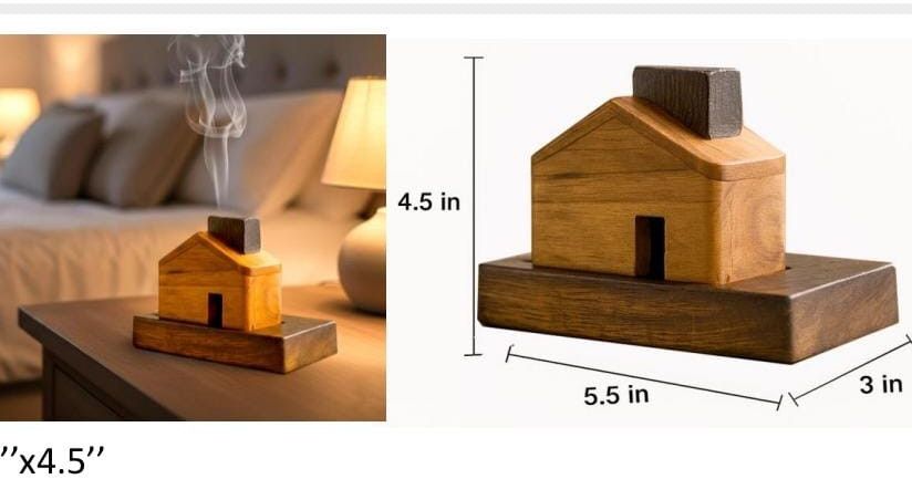 Wooden Incense Hut