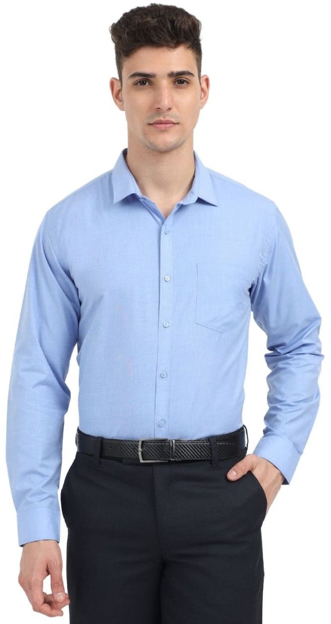 Mens Blue Formal Shirts