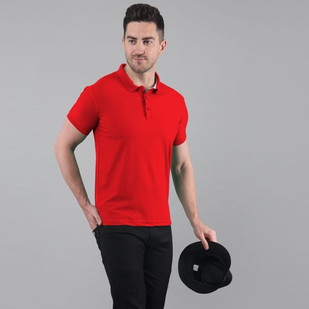 Mens Red Sap Matty Dri Fit Polo T-Shirts