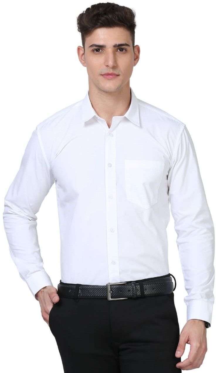 Mens White Formal Shirts
