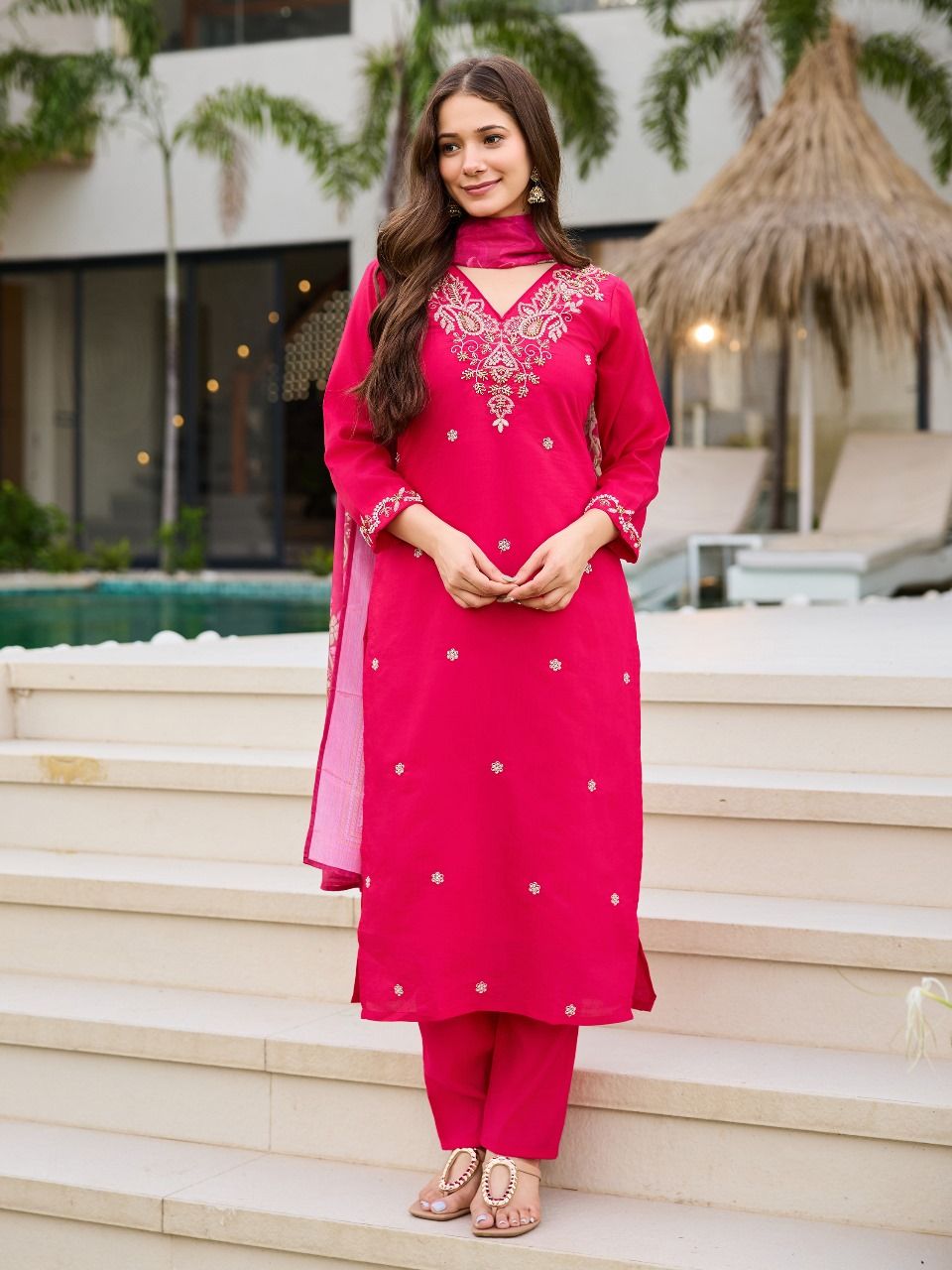 Embroidered Kurta Sets