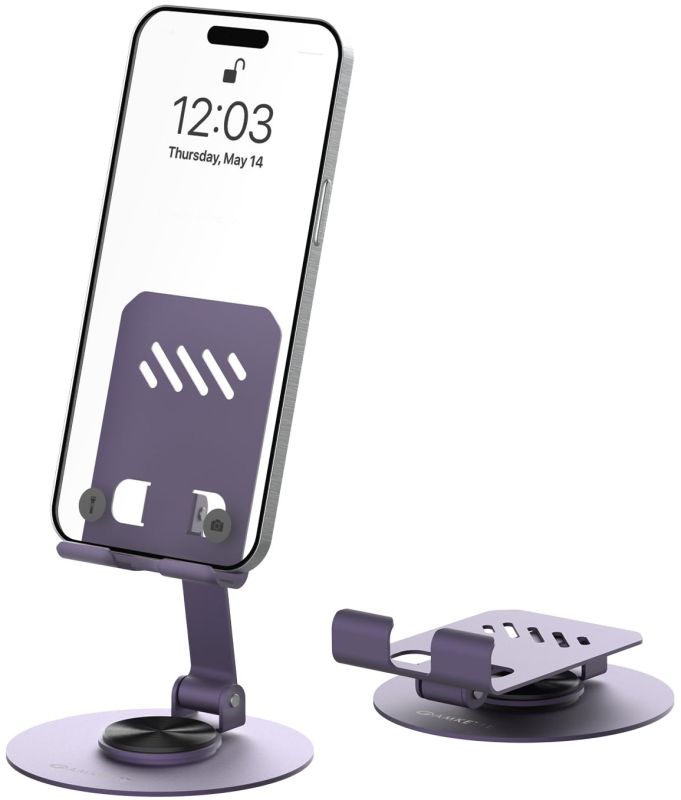 Amkette Ergo 360&AMP;DEG; Alloy Rotational Mobile Phone Holder