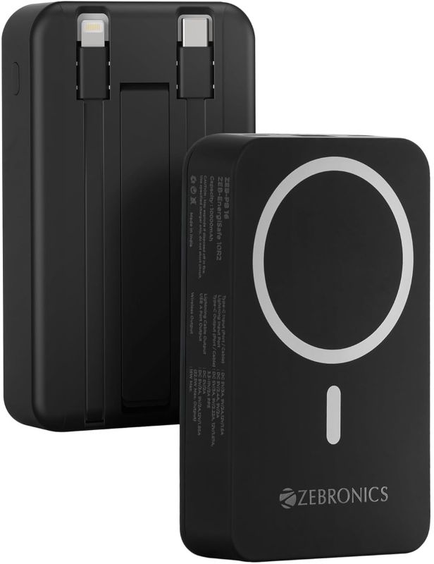 Zebronics Energisafe 10R2 || 10000mAh Power Bank