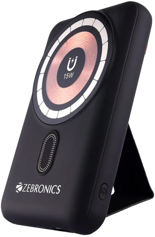 Zebronics MW62 Wireless Power Bank, 10000 mAh