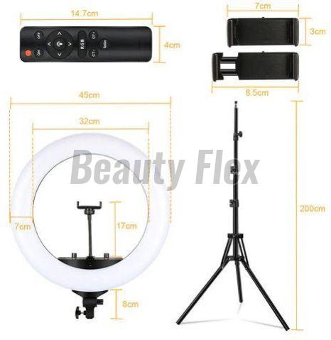 Round Welocity Professional  Selfie Tripod Stand With Phone Holder