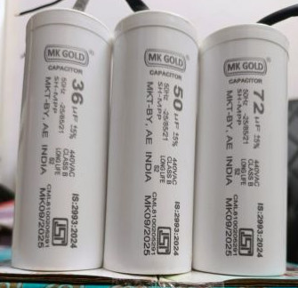 Electric Power Capacitors, Color : White for Industrial