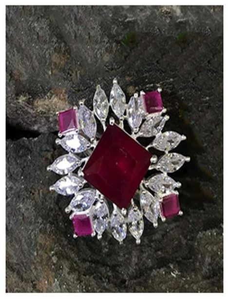 American Diamond Cocktail Ring