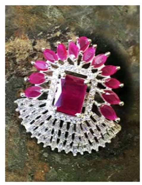 American Diamond Studded Ring