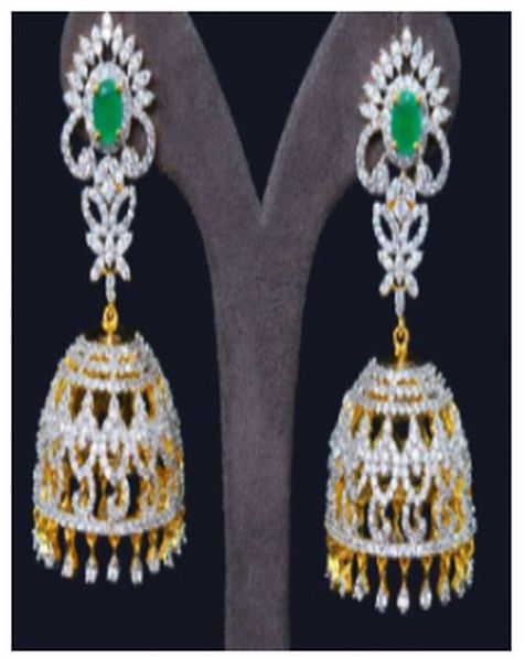 Designer Party Wear Jhumka Earrings