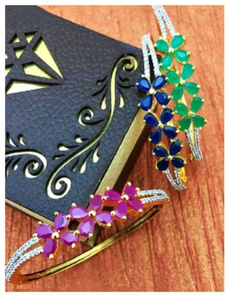 Flower Crystal Stone Fancy Bracelet