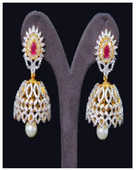 Heavy Bridal Jhumka Earrings