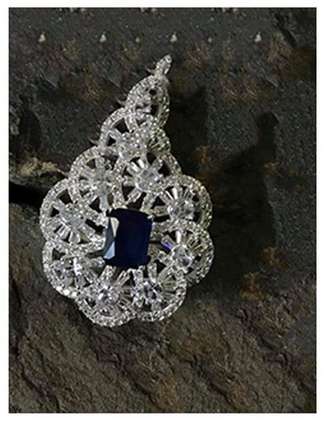 Silver Plated Artificial Ring