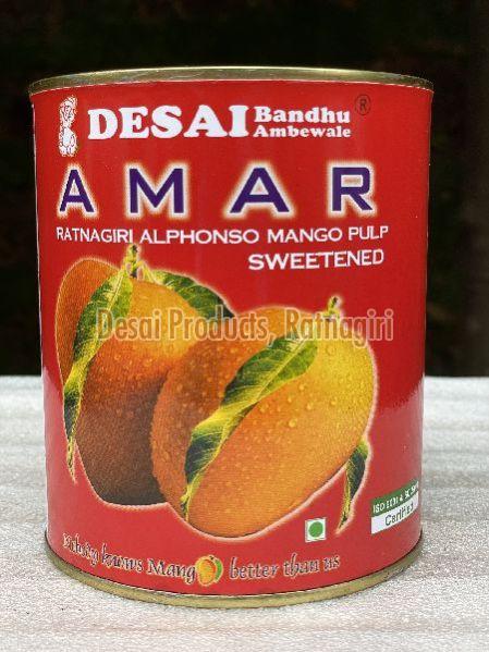 Alphonso Mango Pulp (Sweetened)