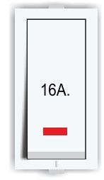 16 AMP 1 Way Switch With Indicator