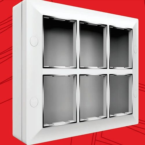 6 Way PVC Gang Box