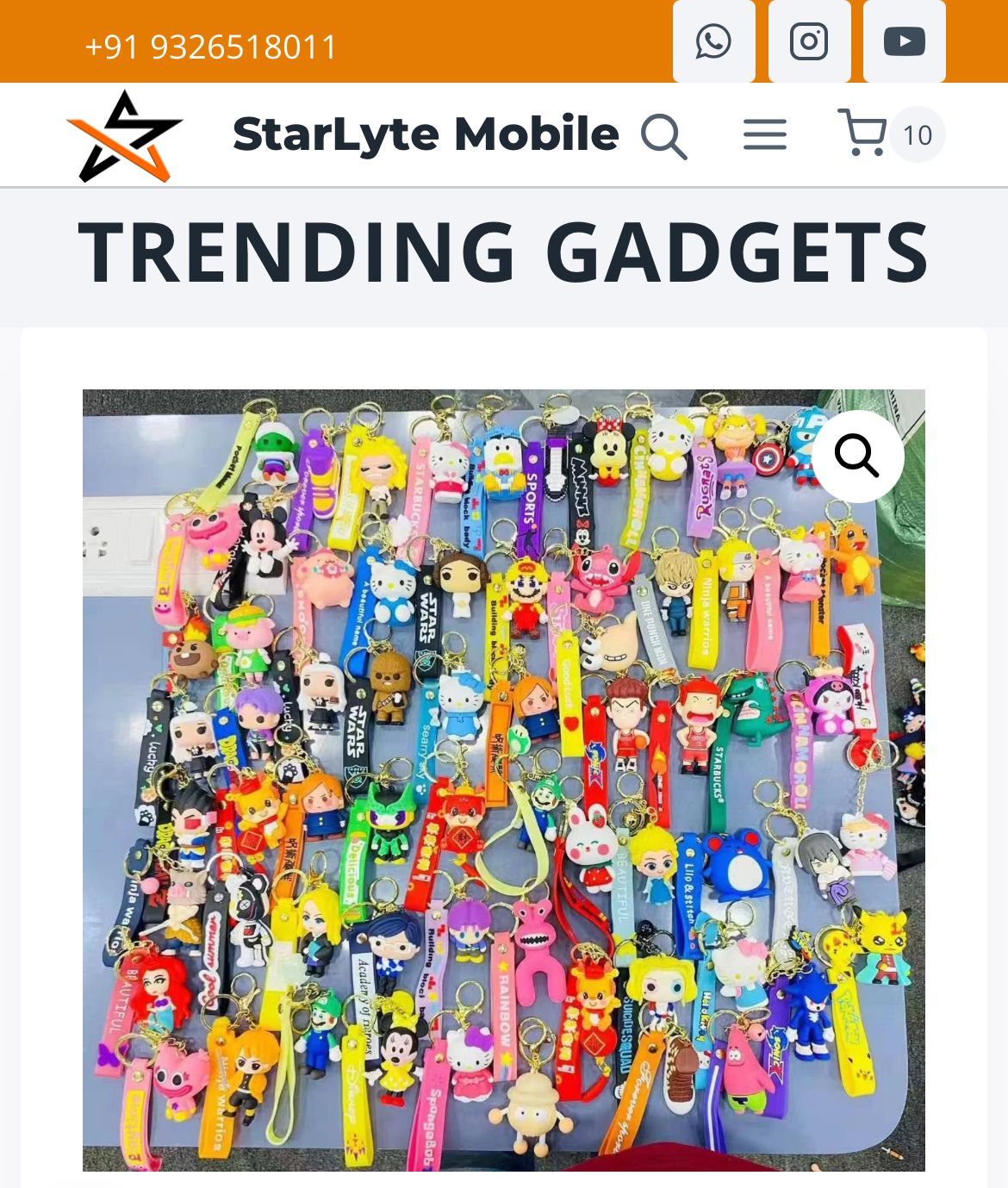 Big Size Cartoon Keychain