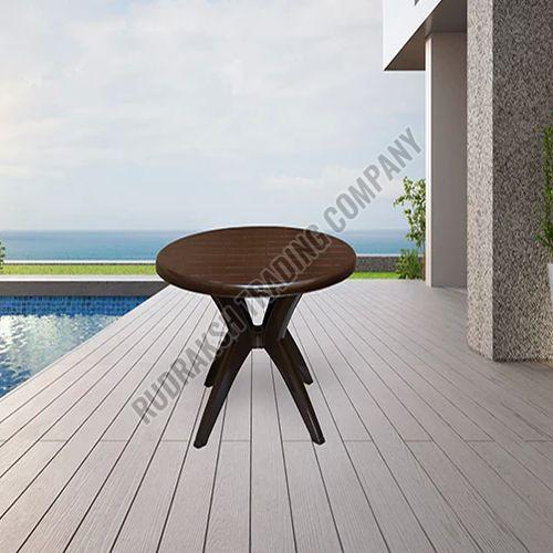 Plain Italica Round Plastic Dining Table 715H X 1000D