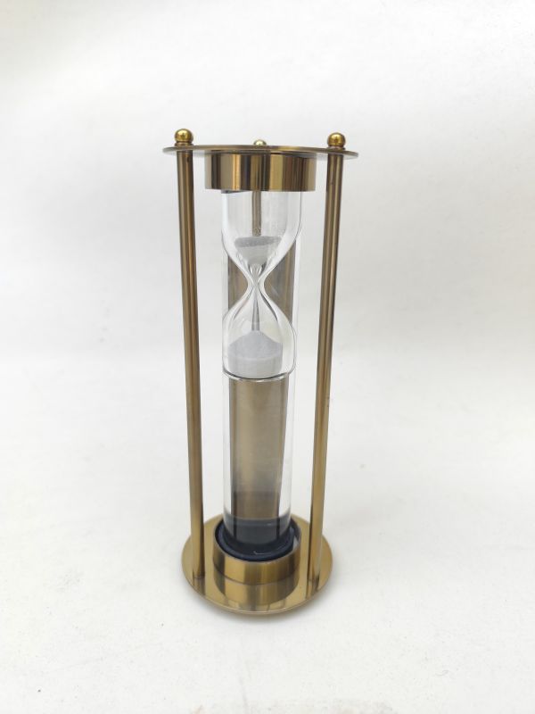 Premium Stainless Steel Liquid Sand Timer – Ba Finish