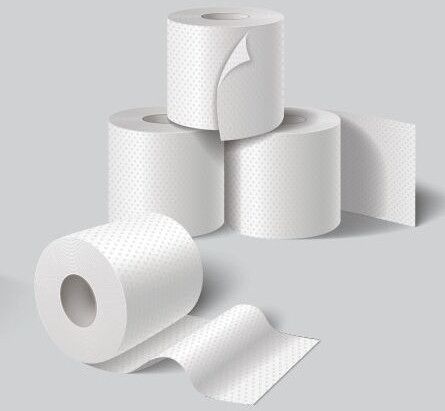 2 Ply Virgin Paper Toilet Roll, Color : White for Personal Hygiene