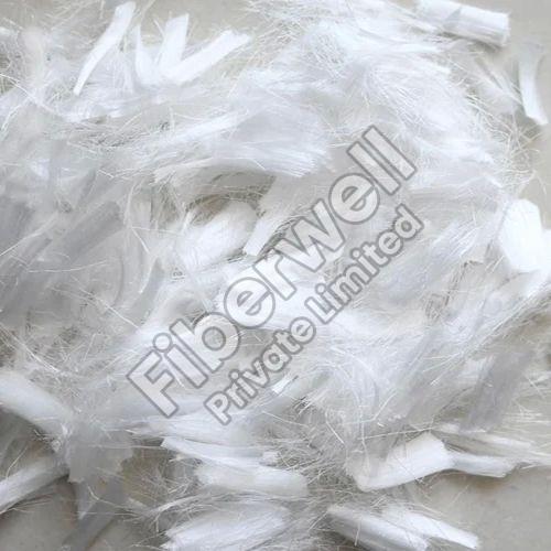 Polypropylene Construction Concrete Fiber, Color : White
