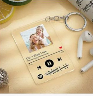 Polished Wood Plain Printed Key Chain, Color : Yellow