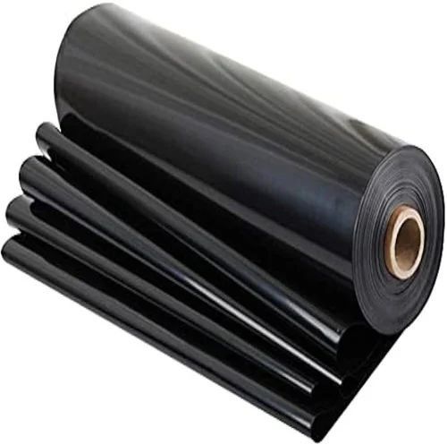 Plain 0.75mm HDPE Geomembrane Sheet, Color : Black